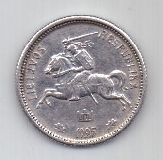 2 лита 1925 г. AUNC. Литва
