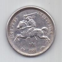 2 лита 1925 г. AUNC. Литва