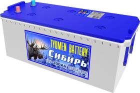 Автомобильный аккумулятор АКБ Тюмень (TUMEN BATTERY) СИБИРЬ 6CT-200L 200Aч П.П.
