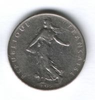 1 франк 1961 г. Франция