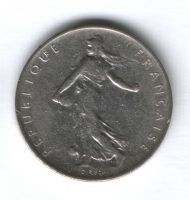 1 франк 1961 г. Франция