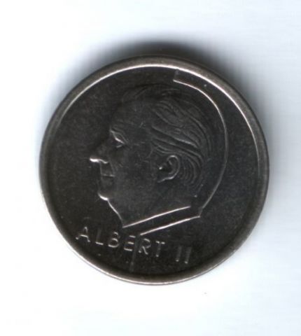 1 франк 1997 г. Бельгия