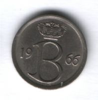 25 сантимов 1966 г. Бельгия