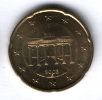 20 евроцентов 2003 г. G  Германия