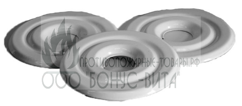 Цоколь простой для спринклеров (резьба 1/2") белый