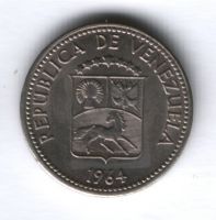 5 сентимо 1964 г. Венесуэла