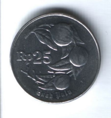 25 рупий 1994 г. Индонезия