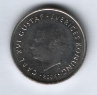 1 крона 2004 г. Швеция