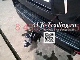 Фаркоп Bosal 3011-E для Toyota Land Cruiser Prado 120 / 150 и Lexus GX 460, под квадрат 50х50 мм