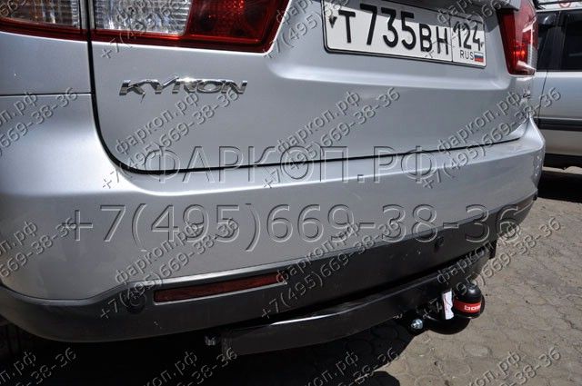 Фаркоп BOSAL-ORIS Ssang Yong Kyron 2006/9- без выреза в бампере. Тип шара: A. Нагрузки: 1500/75 кг