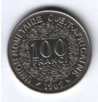 100 франков 1969 г. Западно-Африканские Штаты