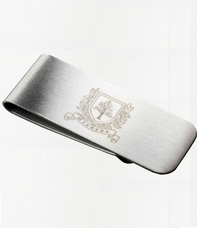 Зажим для денег с лазерной гравировкой герба Glencoe
