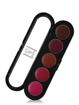 23 Палитра блесков и помад 5 цветов, винтажная матовая гамма, 10 гр