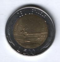 500 лир 1985 г. Италия