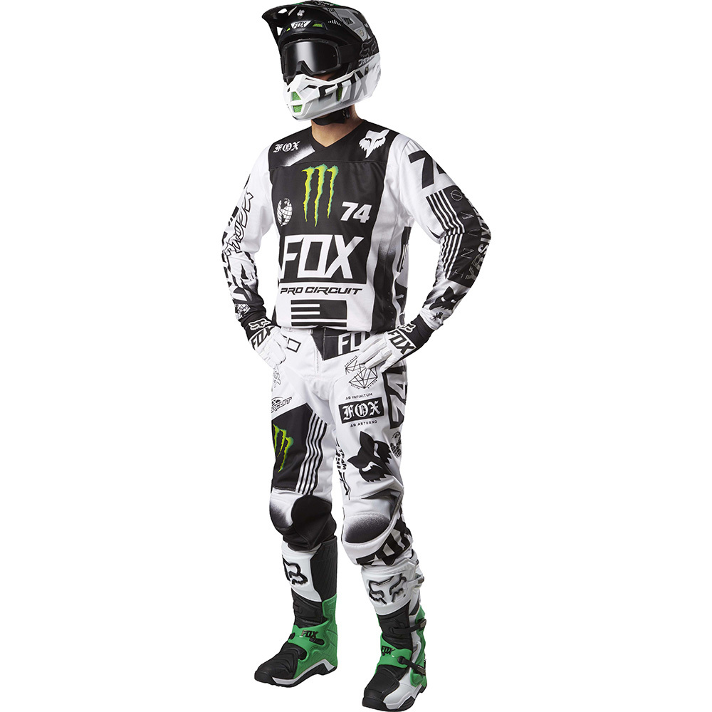 Fox Monster Energy上下セット。size M Купить комплект штаны и джерси Fox 180 Monster Energy / ProCircuit