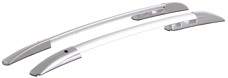 Рейлинги на Kia Ceed, серебристые