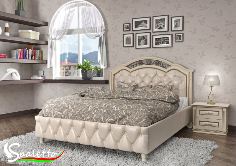 Кровать Эмили 140x200 IX категория ткани Подъемный механизм