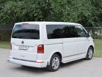 Защита заднего бампера d63 секция VOLKSWAGEN Multivan Caravella Transporter Т6 2016 (короткая база)