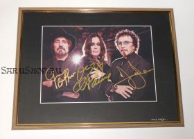 Автографы: Black Sabbath. Оззи Осборн, Тони Айомми, Гизер Батлер. Редкость!