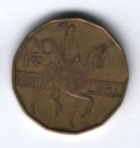 20 крон 1993 г. Чехия