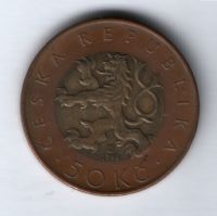 50 крон 1993 г. Чехия