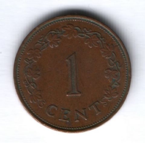 1 цент 1972 г. Мальта
