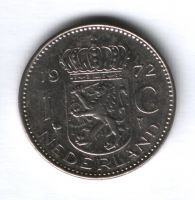 1 гульден 1972 г. Нидерланды