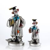 Серебряная коллекционная фигурка Клоуна выпускника (Valenti & Co, Италия)