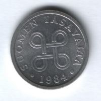 5 пенни 1984 г. Финляндия