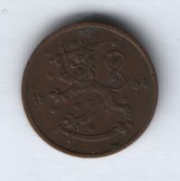 5 пенни 1934 г. Финляндия
