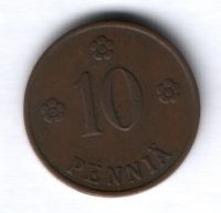 10 пенни 1927 г. Финляндия