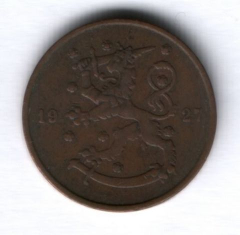 10 пенни 1927 г. Финляндия