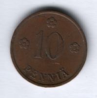 10 пенни 1934 г. Финляндия