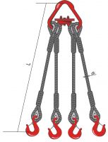 Строп канатный четырехветьевой 4СК (Паук)