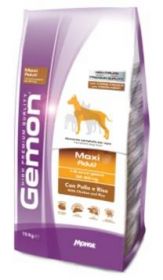 Gemon Dog Maxi корм для взрослых собак крупных пород курица с рисом  15 кг