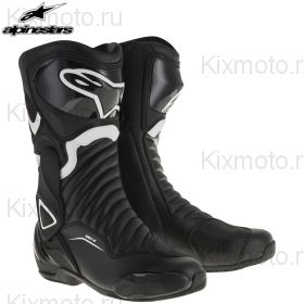 Мотоботы Alpinestars SMX-6 V2, Черно-белые