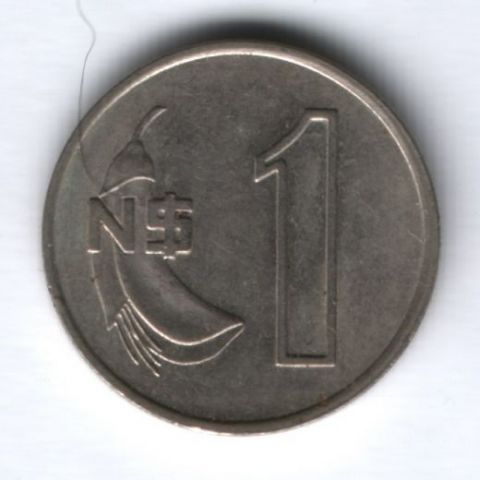 1 песо 1980 г. Уругвай