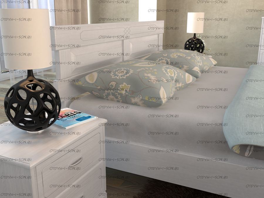 Кровать Варна Массив с 2 спинками DreamLine