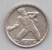 5 франков 1944 г. Швейцария