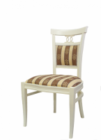 Цвет слоновая кость, ткань №02 Полоса коричневая