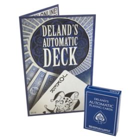 Фокусная колода​ The Automatic Deck Blue крапленые с коническим эффектом