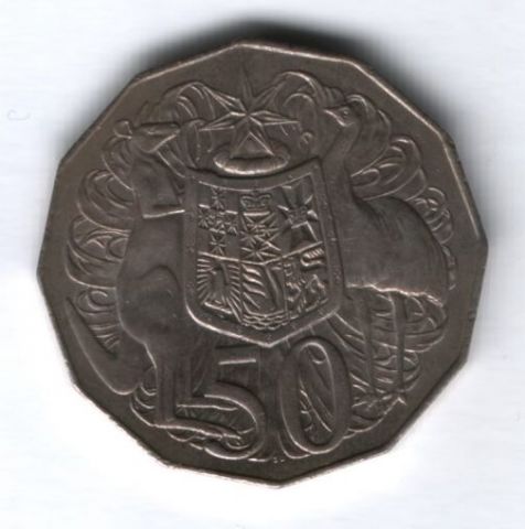 50 центов 1969 г. Австралия