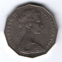 50 центов 1969 г. Австралия