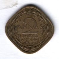 2 анны 1944 г. Индия