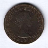 1 пенни 1958 г. Новая Зеландия