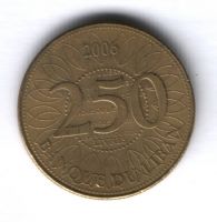 250 ливров 2006 г. Ливан