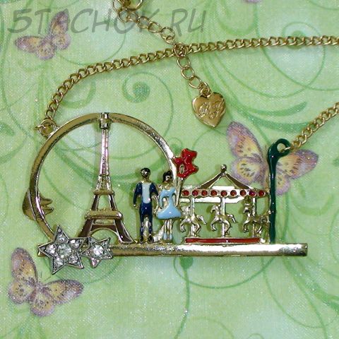 Колье-брошь "Парк развлечений"
