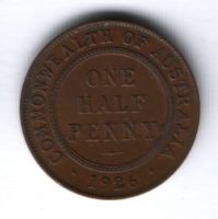 1/2 пенни 1926 г. Австралия