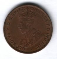1/2 пенни 1927 г. Австралия