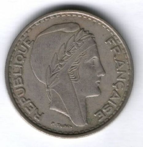 100 франков 1950 г. Алжир